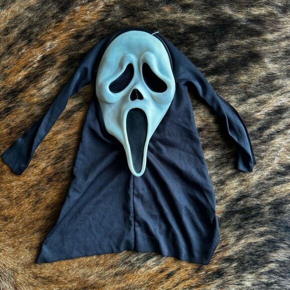 Vtg Scream Ghost Face Glow In The Dark Face  Mask Easter Unlimited - Picture 3 of 14